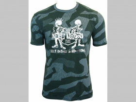 Načo Názov Old School Punkrock  nočný " ruský " maskáč - Nightcamo SPLINTER, pánske tričko 100%bavlna